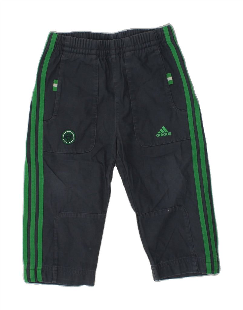 ADIDAS Baby Boys Trousers 12-18 Months Navy Blue Cotton Vintage Adidas and Second-Hand Adidas from Messina Hembry 