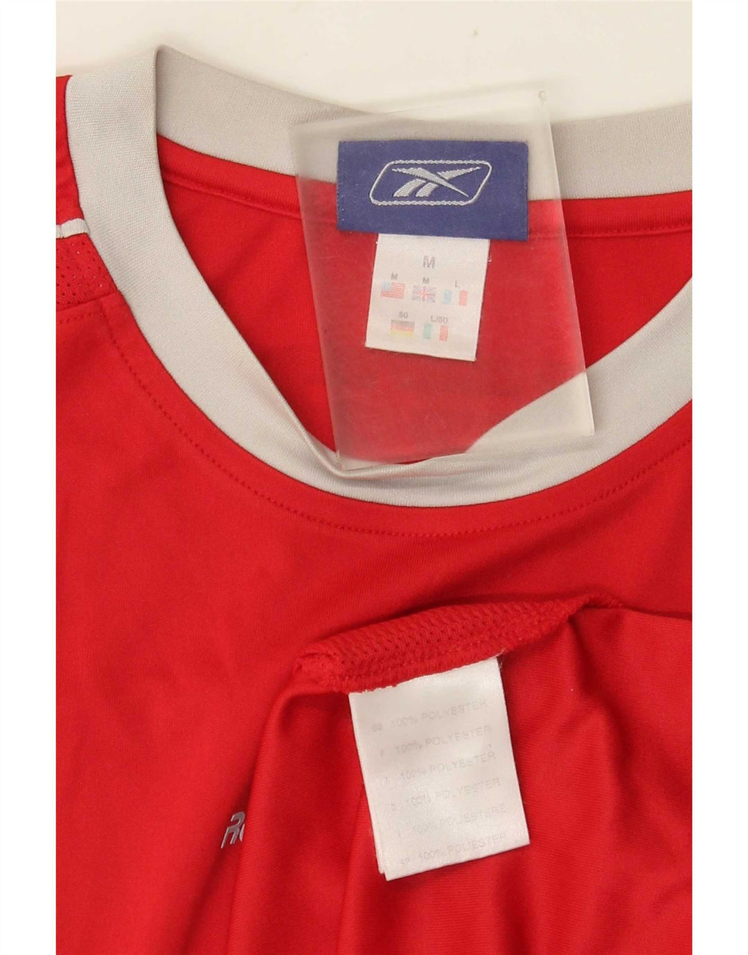 Reebok Mens Vest Top Medium Red Polyester