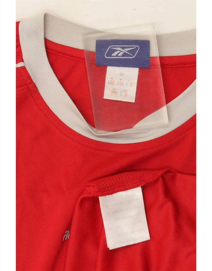 Reebok Mens Vest Top Medium Red Polyester