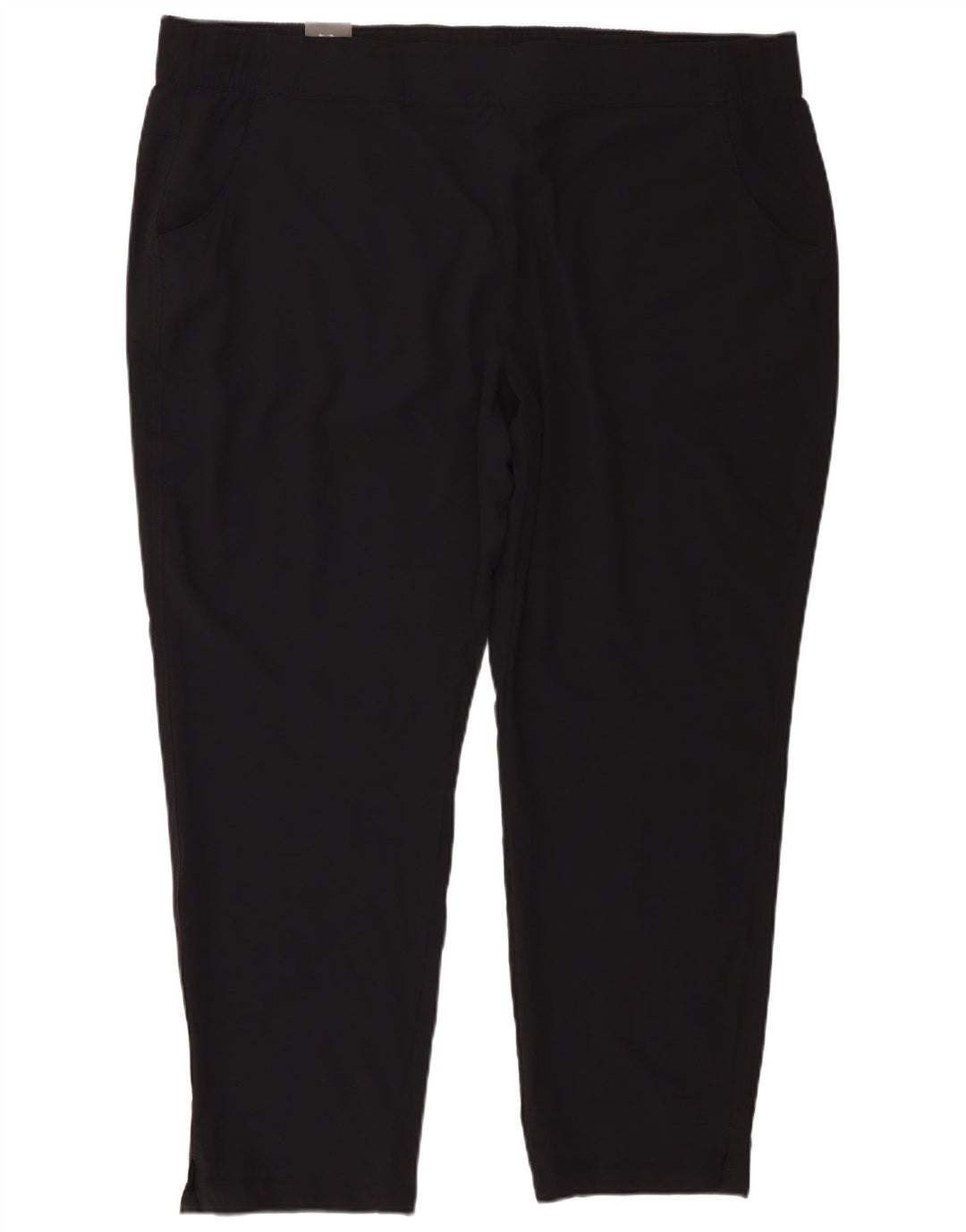 Eddie Bauer Womens Cropped Trousers 2XL W42 L28 Black Polyester