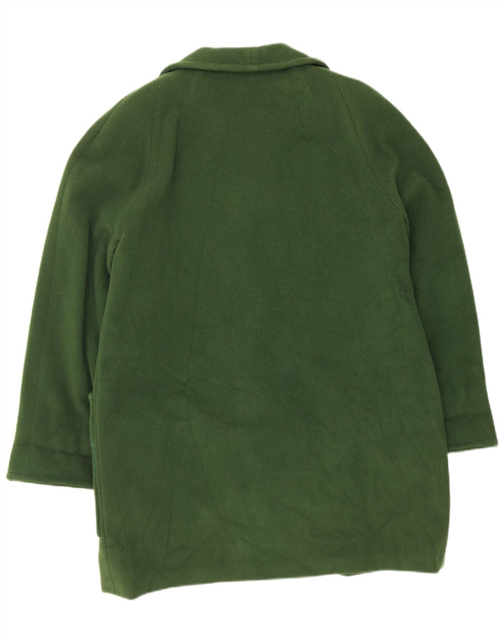 Vintage Womens Overcoat UK 14 Medium Green