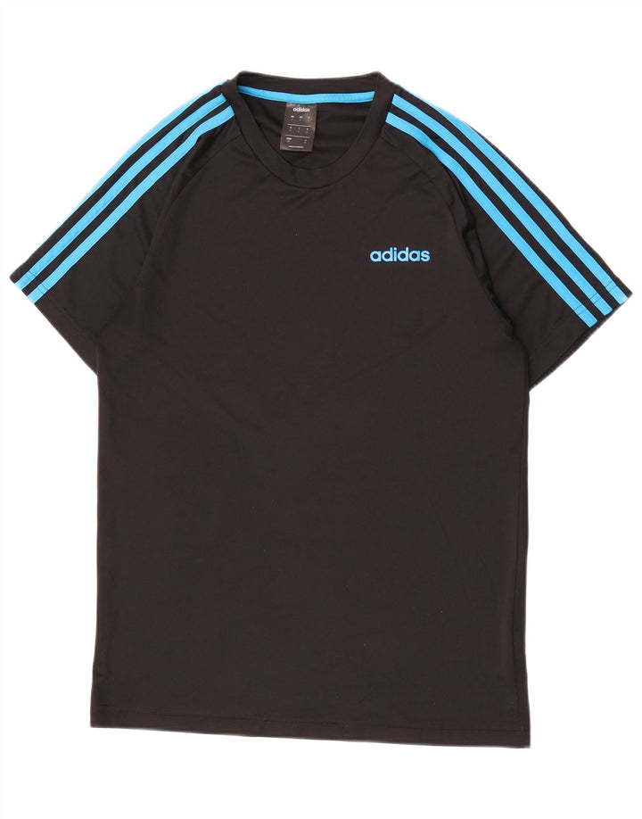 Adidas Mens Climalite T-Shirt Top Small Black Polyester
