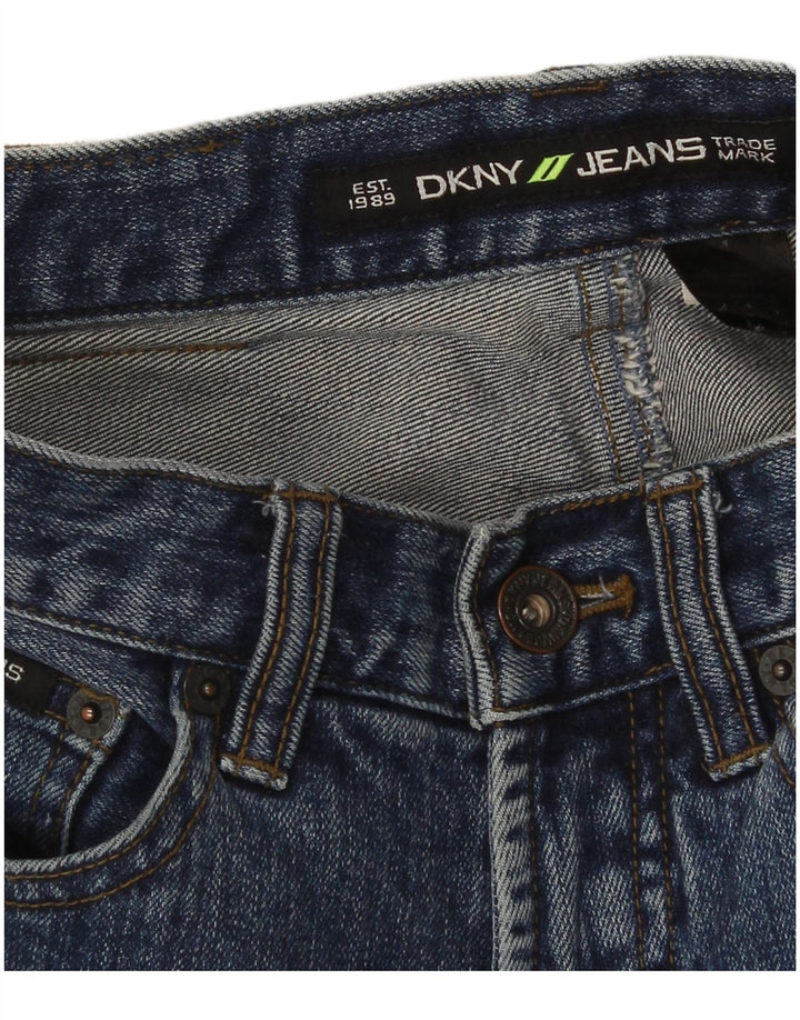 Dkny Womens Tapered Jeans W28 L30 Navy Blue