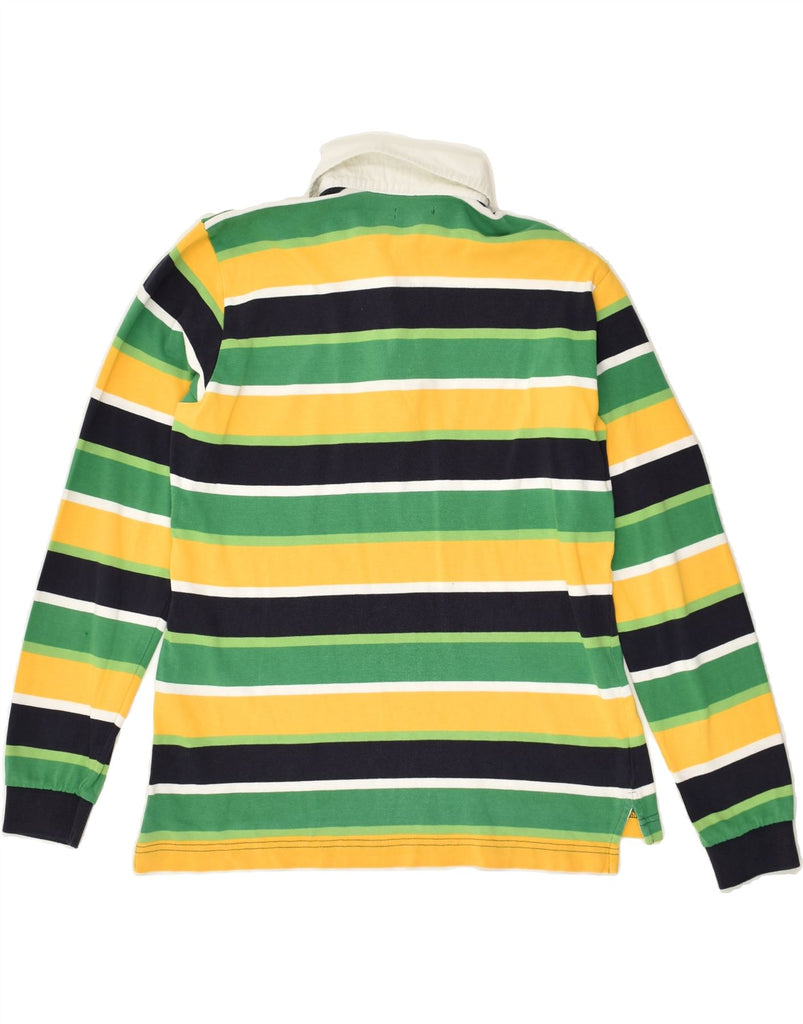 JECKERSON Boys Long Sleeve Polo Shirt 13-14 Years Multicoloured Striped | Vintage Jeckerson | Thrift | Second-Hand Jeckerson | Used Clothing | Messina Hembry 