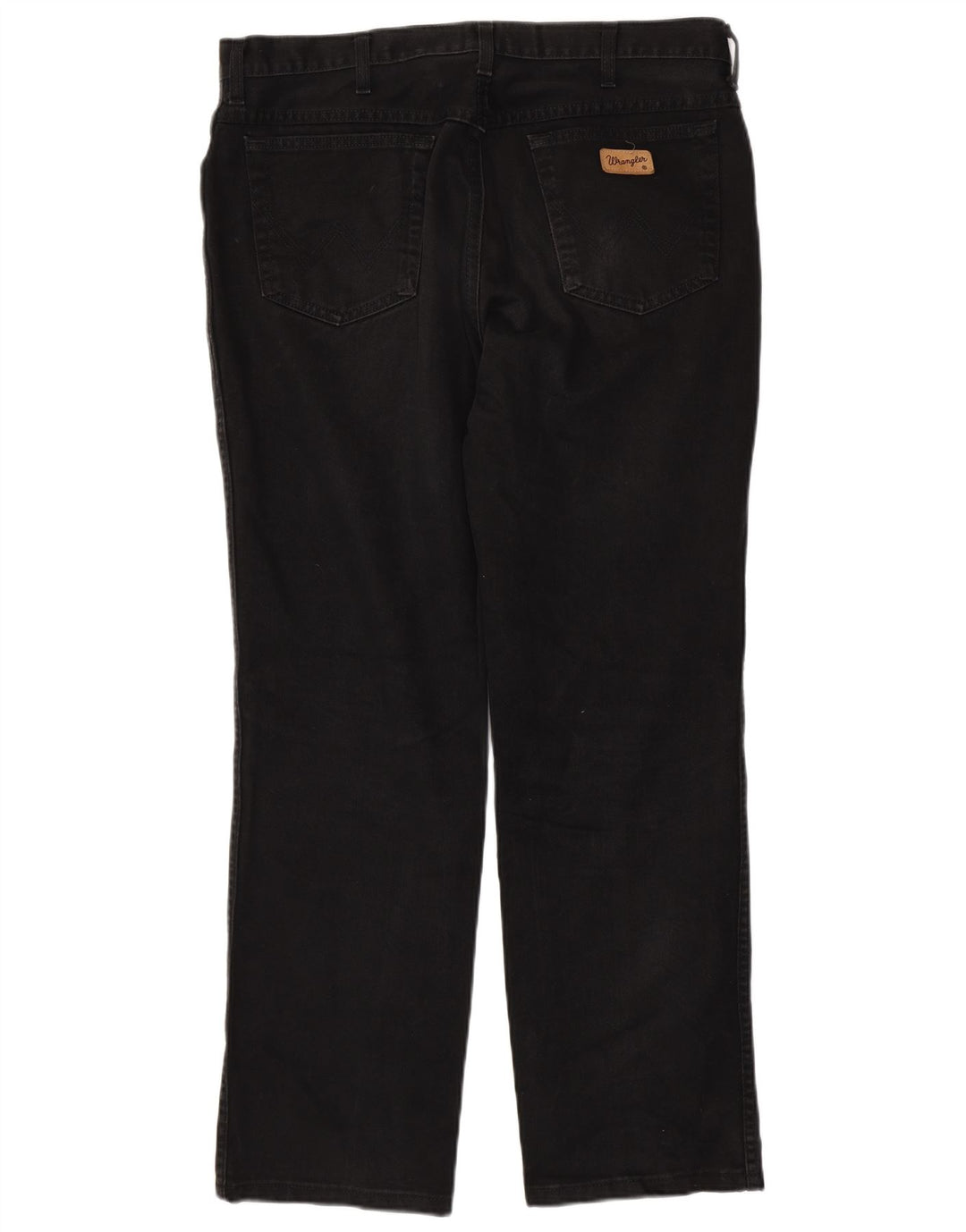 WRANGLER Mens Straight Jeans W38 L32 Black