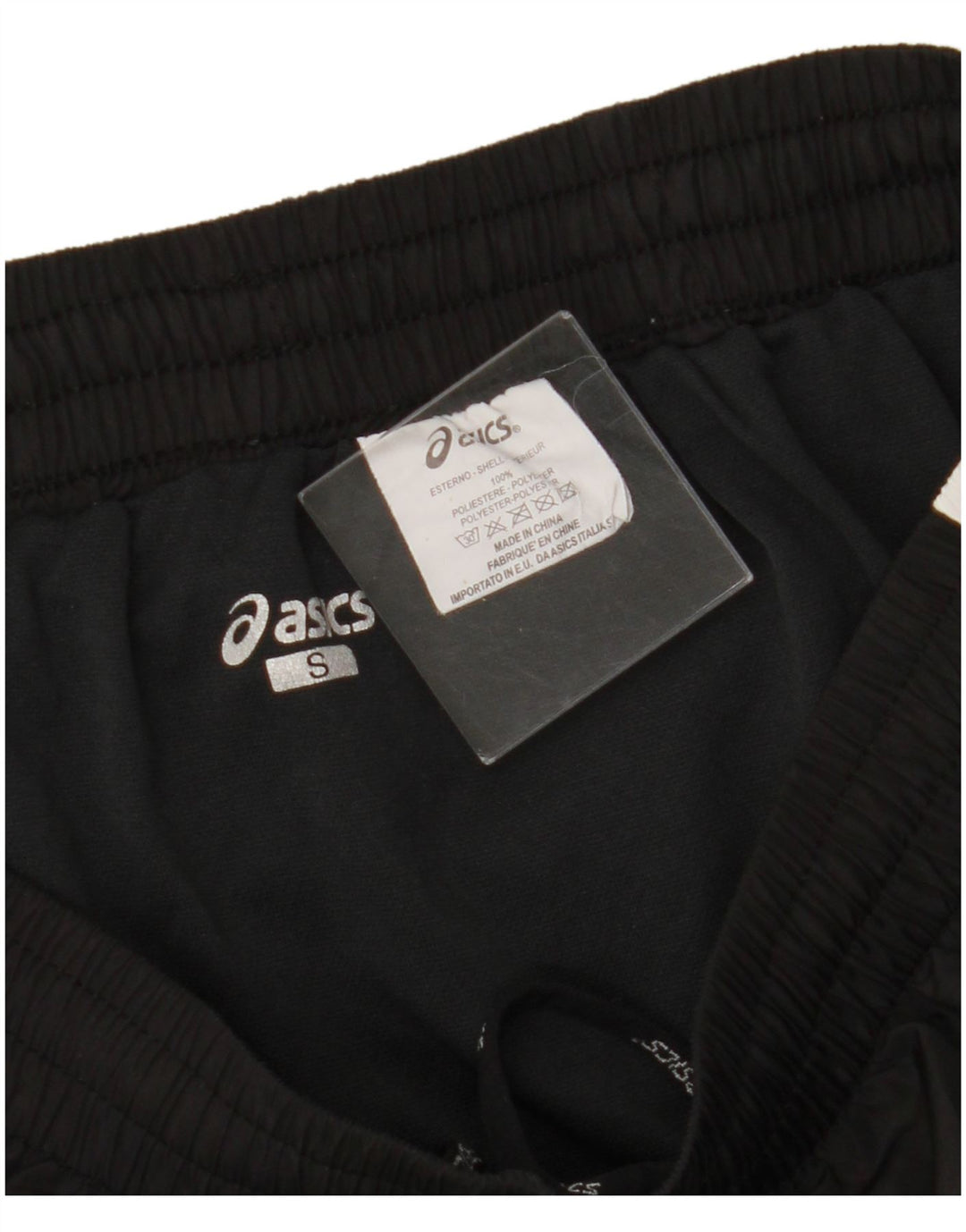 ASICS Womens Sport Shorts UK 10 Small  Black Camouflage Polyester