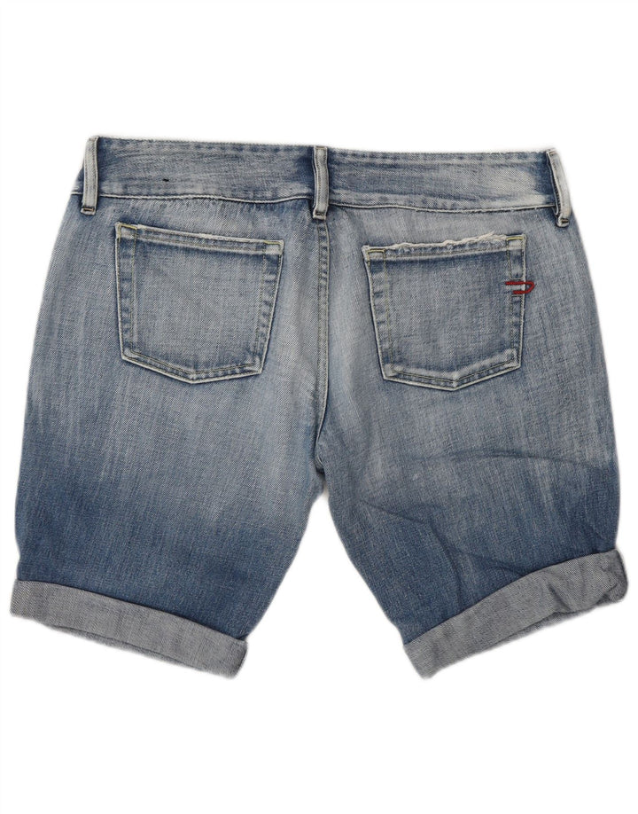 DIESEL Womens Denim Shorts W31 Medium Blue Cotton