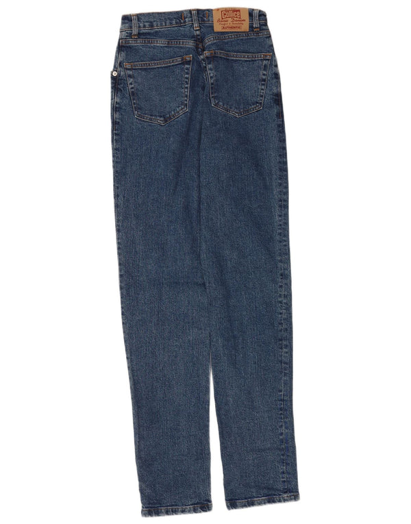 Vintage Womens High Waist Straight Jeans EU 38 Medium W28 L32 Blue Cotton