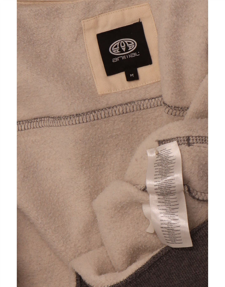 ANIMAL Mens Tracksuit Top Jacket Medium Grey Cotton