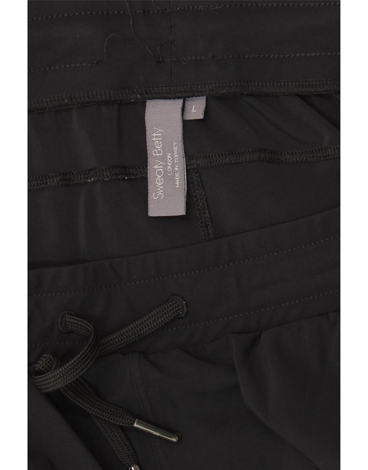 Sweaty Betty Womens Tracksuit Trousers UK 16 Large  Black Polyester