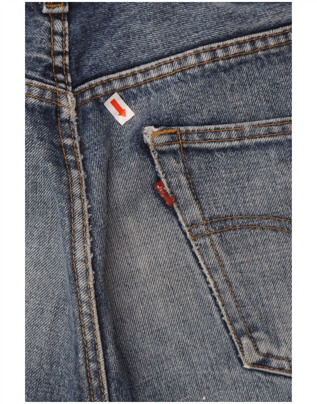 LEVI'S Mens 501 Denim Shorts W34 Large Blue Cotton