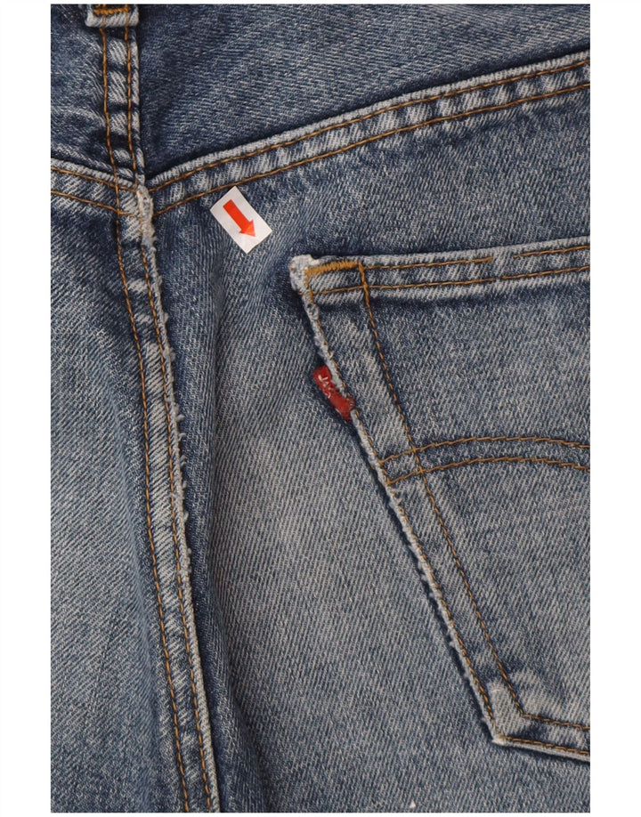 LEVI'S Mens 501 Denim Shorts W34 Large Blue Cotton