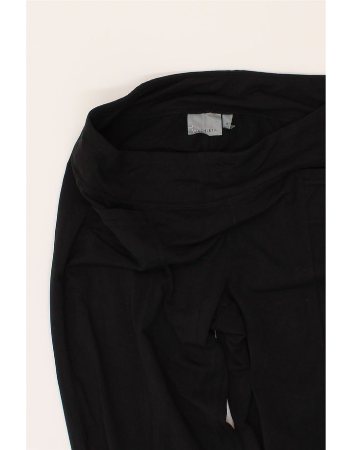 ATHLETA Womens Tracksuit Trousers US 10 Large  Black Nylon Vintage Athleta and Second-Hand Athleta from Messina Hembry 