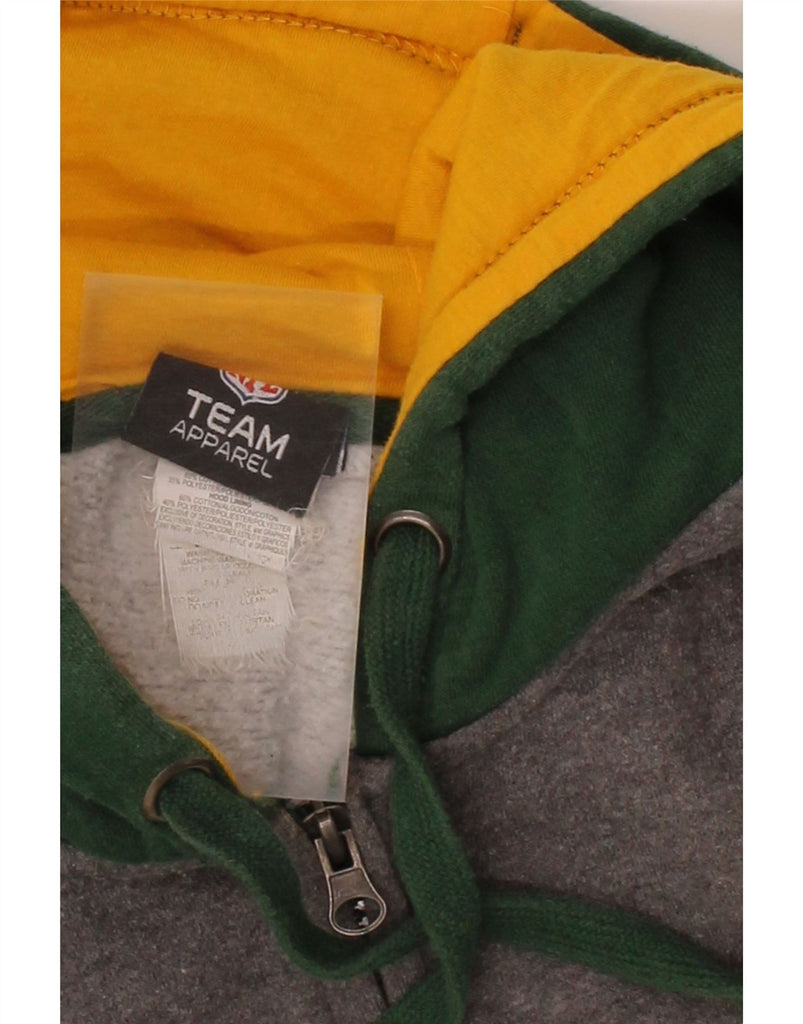 NFL Mens Green Bay Packers Zip Hoodie Sweater 2XL Green Colourblock Vintage NFL and Second-Hand NFL from Messina Hembry 