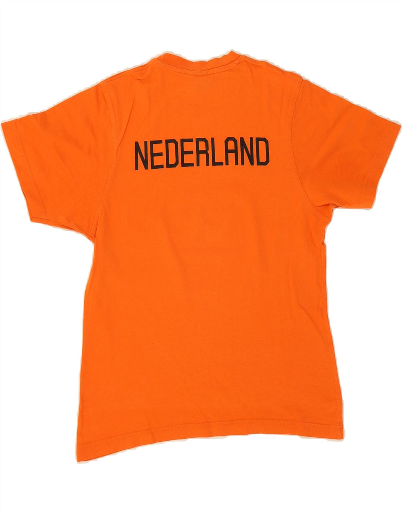 NIKE Mens KNVB Graphic T-Shirt Top UK 36/38 Small Orange Cotton Vintage Nike and Second-Hand Nike from Messina Hembry 