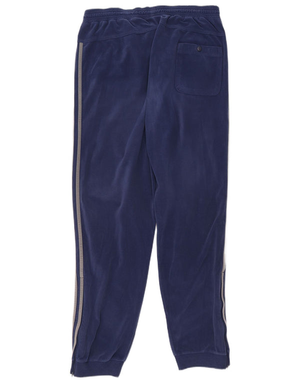 Adidas Mens Tracksuit Trousers Joggers UK 42/44 Large Navy Blue Polyester