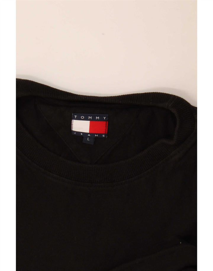 Tommy Hilfiger Mens T-Shirt Top Large Black