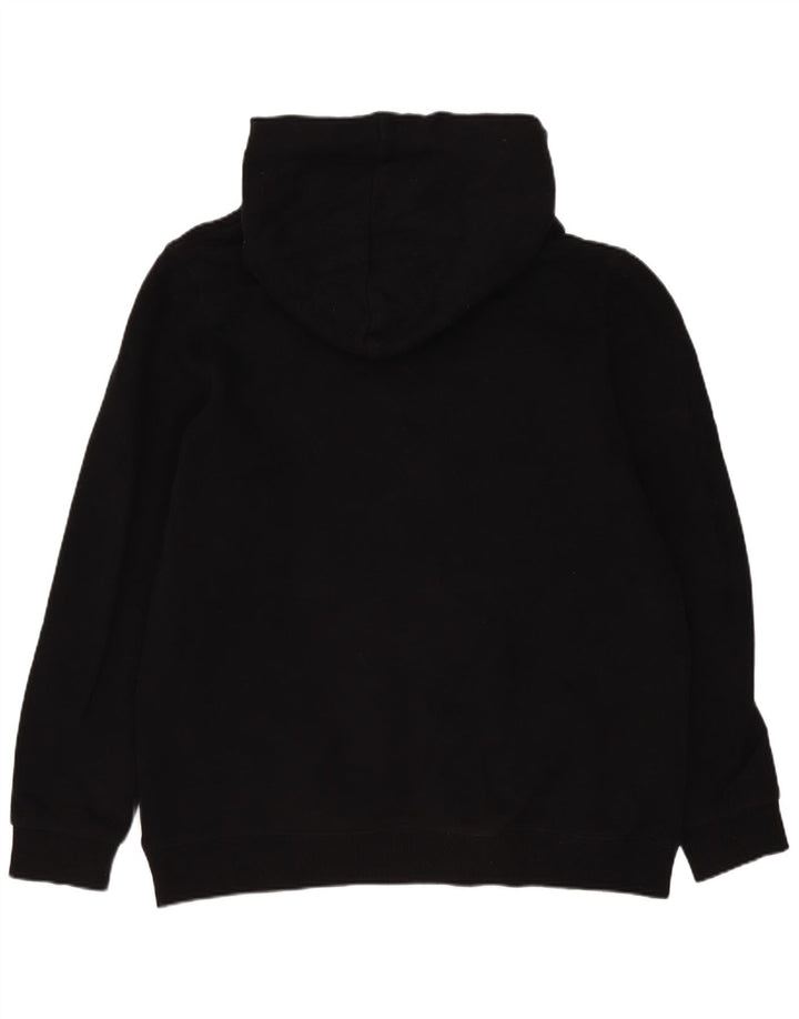 SUPERDRY Womens Oversized Graphic Hoodie Jumper UK 10 Small  Black