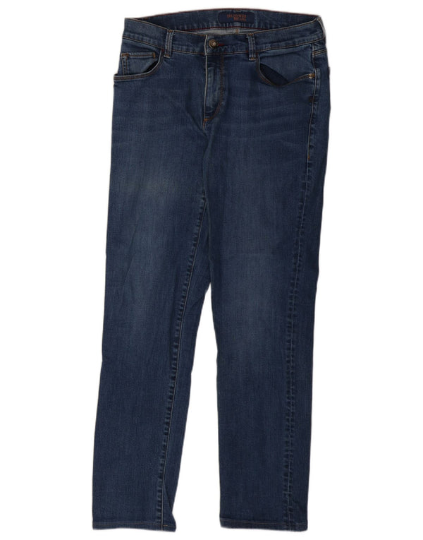 Trussardi Mens Slim Jeans W33 L30 Blue Cotton