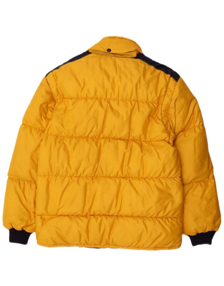 Ciesse Piumini Mens Padded Jacket IT 52/54 Large Yellow Colourblock