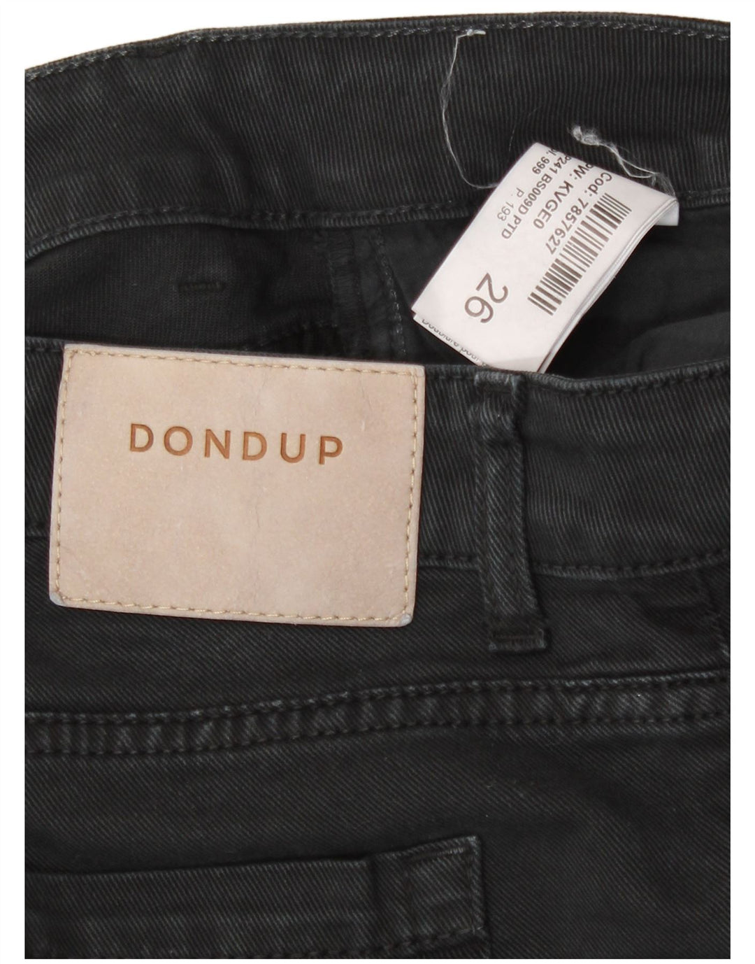 Dondup Womens Flared Jeans W26 L31 Black Cotton