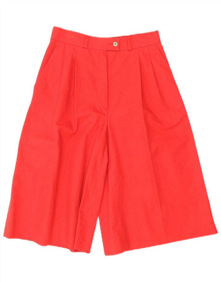 VINTAGE Womens Pegged Bermuda Shorts W26 L14 Red