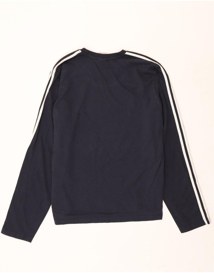 Adidas Mens Top Long Sleeve XL Navy Blue Cotton