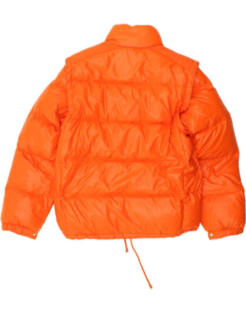 MC ROSS Mens Padded Jacket UK 38 Medium Orange Polyamide | Vintage MC Ross | Thrift | Second-Hand MC Ross | Used Clothing | Messina Hembry 