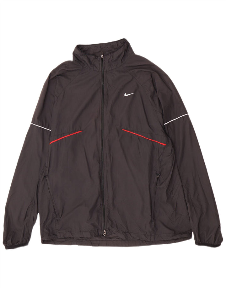 Nike Mens Tracksuit Top Jacket XL Black Polyester