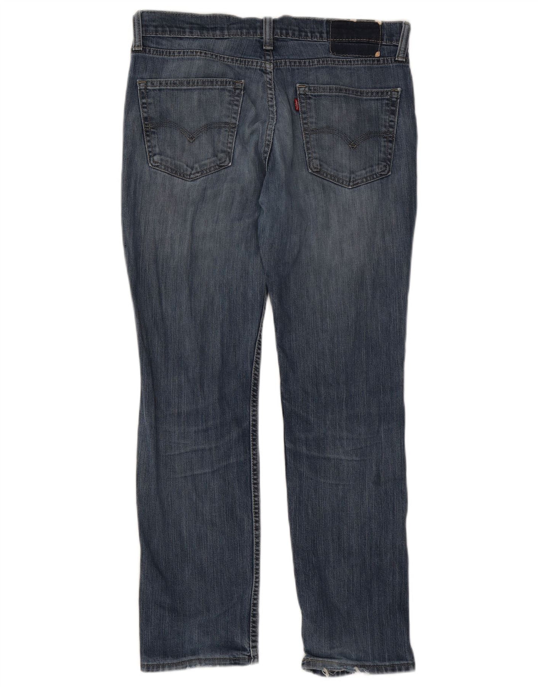 Levi's Mens Straight Jeans W32 L30 Blue Cotton