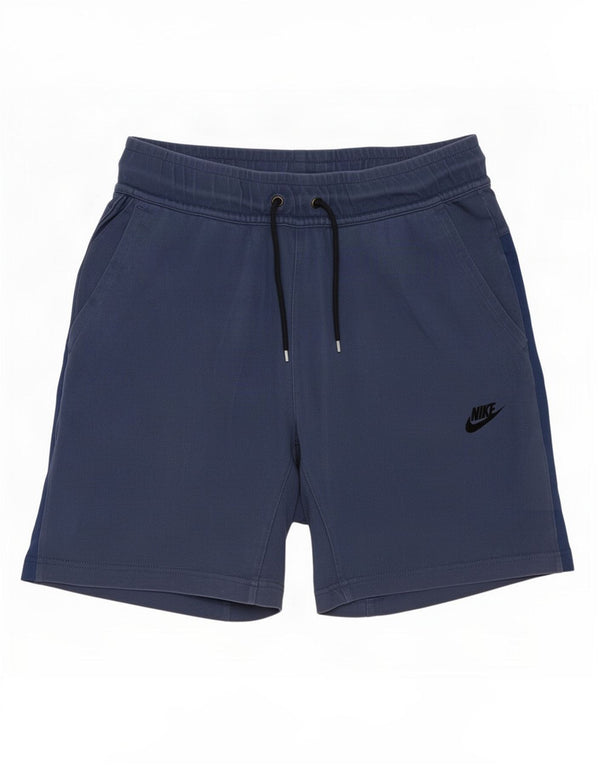 Nike Mens Sport Shorts Small Navy Blue Cotton