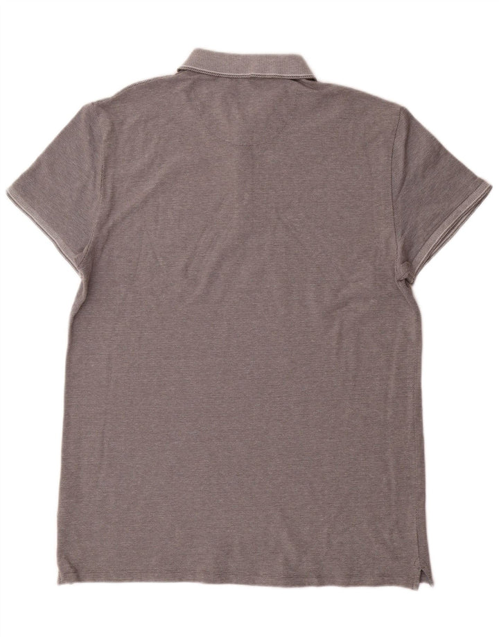 WRANGLER Mens Polo Shirt XL Grey Cotton