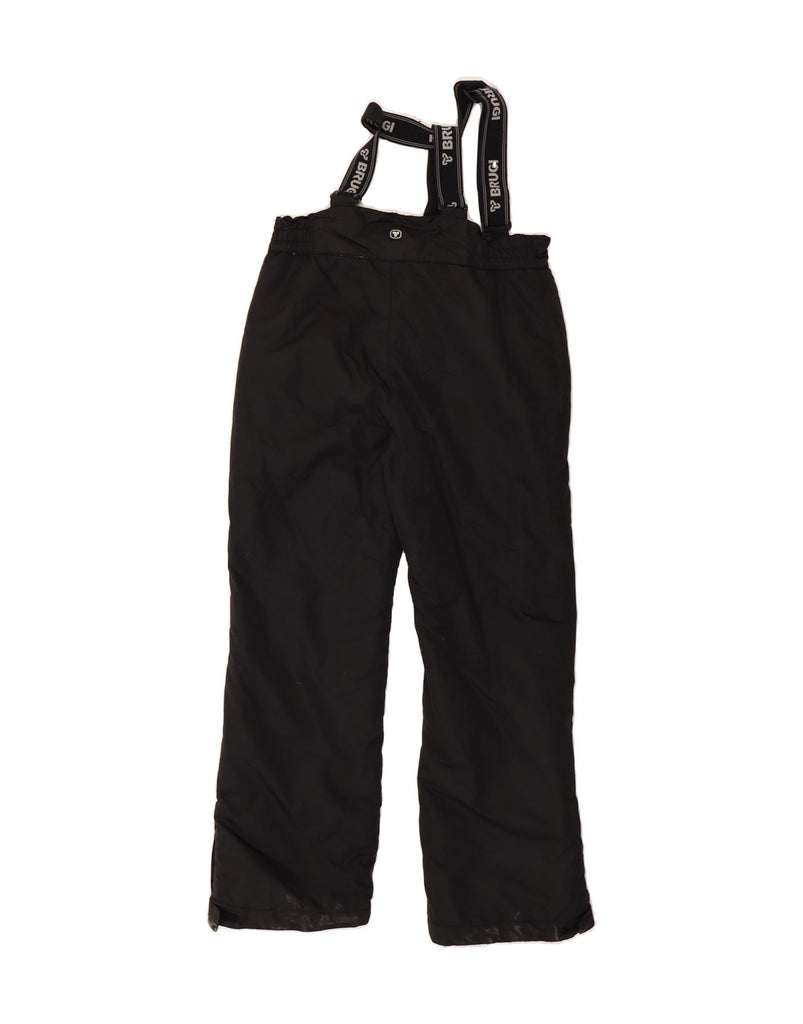 BRUGI Boys Graphic Dungarees Ski Trousers 14-15 Years  Black Vintage Brugi and Second-Hand Brugi from Messina Hembry 
