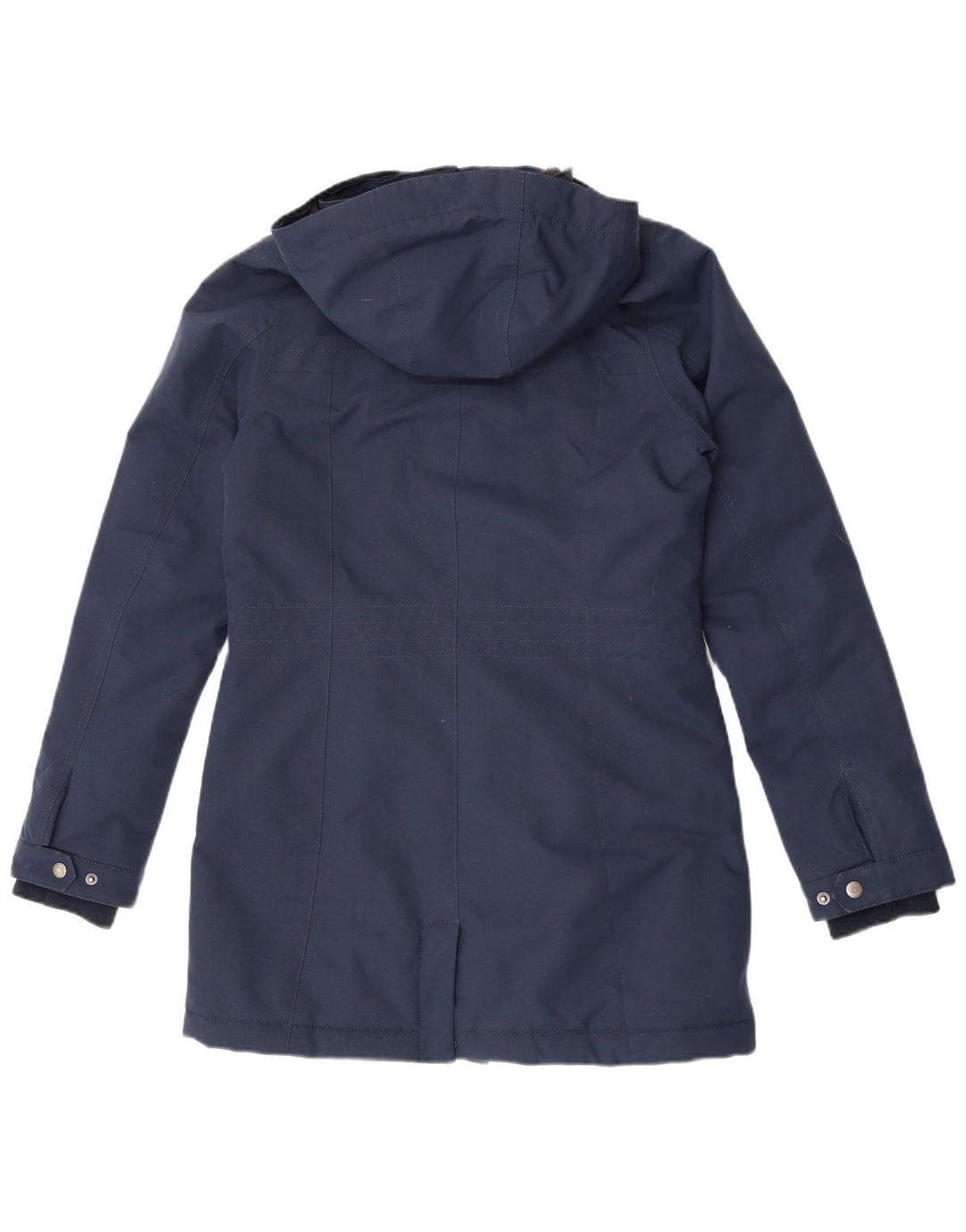 O'Neill Womens Hooded Windbreaker Coat UK 10 Small Navy Blue Polyester