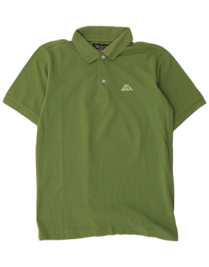 Kappa Mens Polo Shirt Small Green Cotton