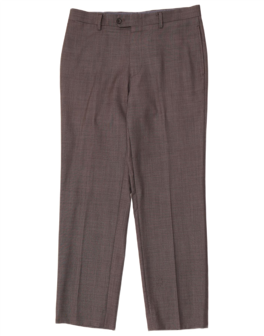 Tommy Hilfiger Mens Straight Suit Trousers W32 L30 Grey