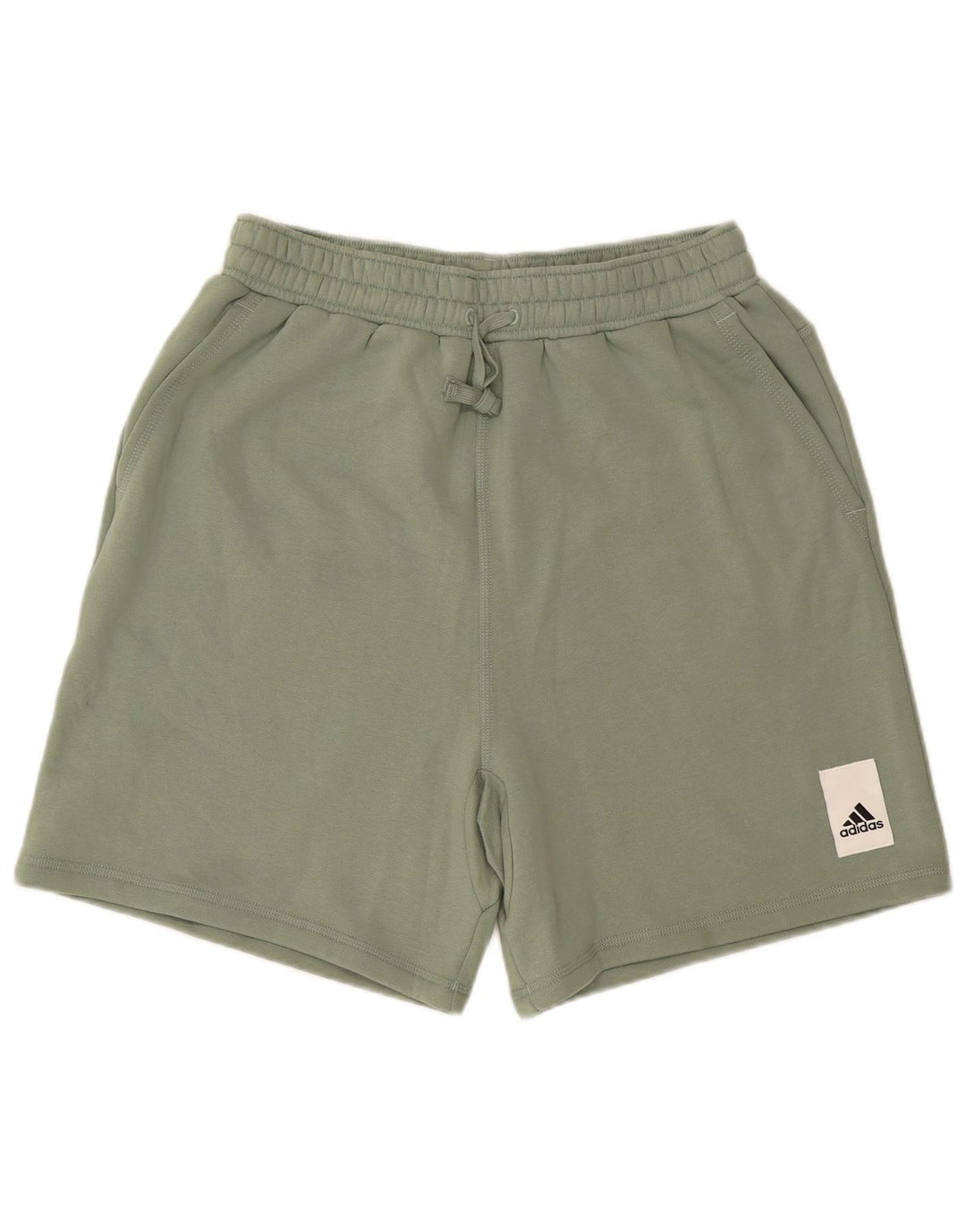 Adidas Mens Sport Shorts Large Green Cotton