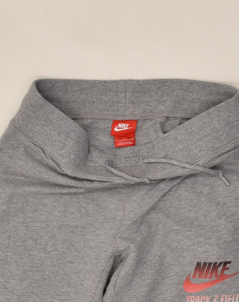 NIKE Mens Tracksuit Trousers Joggers Small Grey Cotton | Vintage Nike | Thrift | Second-Hand Nike | Used Clothing | Messina Hembry 