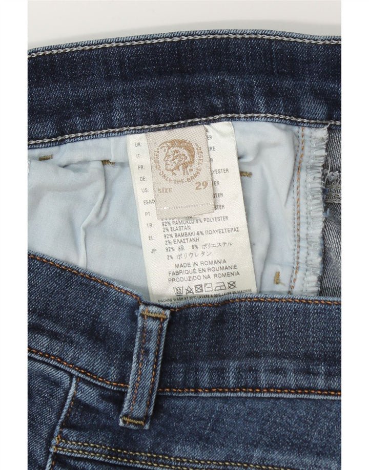 Diesel Womens Slim Jeans W29 L29 Blue Cotton