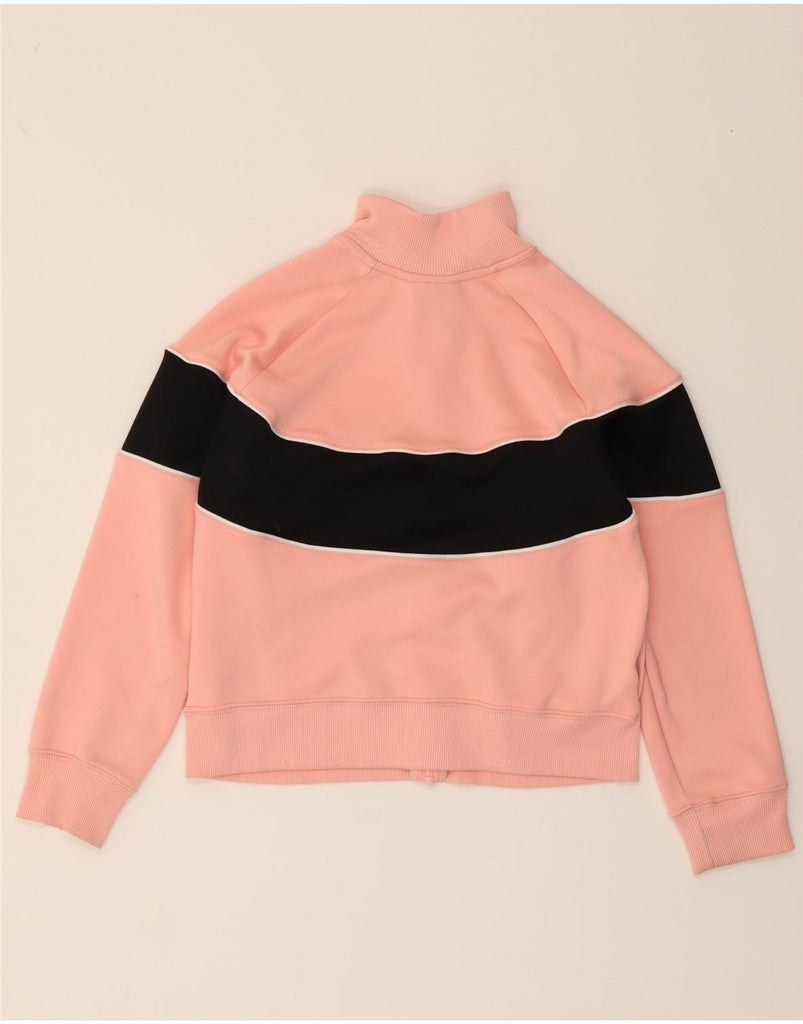 NIKE Girls Crop Tracksuit Top Jacket 13-14 Years XL Pink Colourblock Vintage Nike and Second-Hand Nike from Messina Hembry 