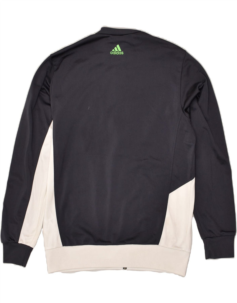 ADIDAS Mens Tracksuit Top Jacket Small Black Colourblock Polyester | Vintage Adidas | Thrift | Second-Hand Adidas | Used Clothing | Messina Hembry 