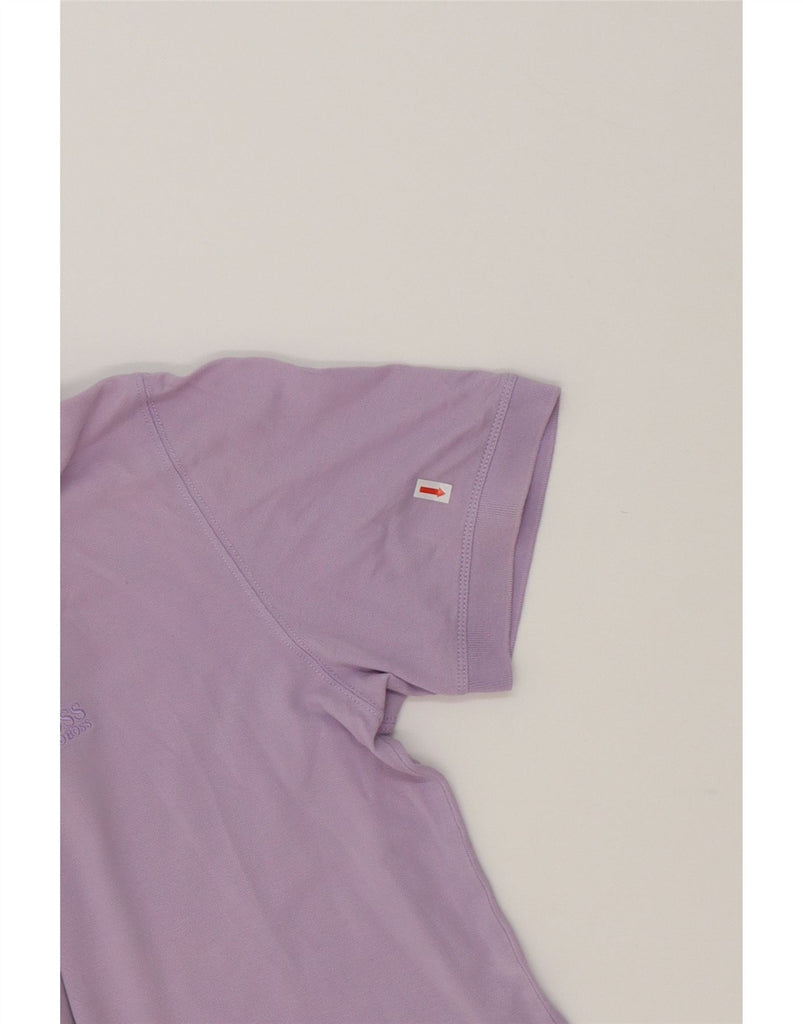HUGO BOSS Mens Polo Shirt XL Purple Cotton Vintage Hugo Boss and Second-Hand Hugo Boss from Messina Hembry 
