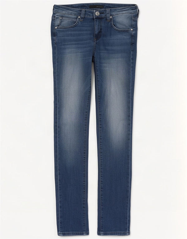 Calvin Klein Womens Skinny Jeans W29 L32 Blue Cotton