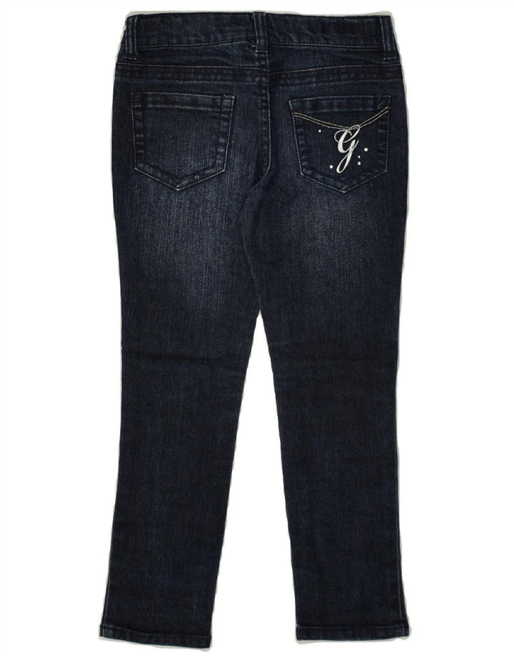 GUESS Girls Skinny Jeans 5-6 Years W22 L20 Navy Blue Cotton | Vintage Guess | Thrift | Second-Hand Guess | Used Clothing | Messina Hembry 