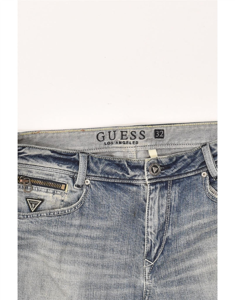 GUESS Womens Slim Jeans W36 L34  Blue Cotton Vintage Guess and Second-Hand Guess from Messina Hembry 