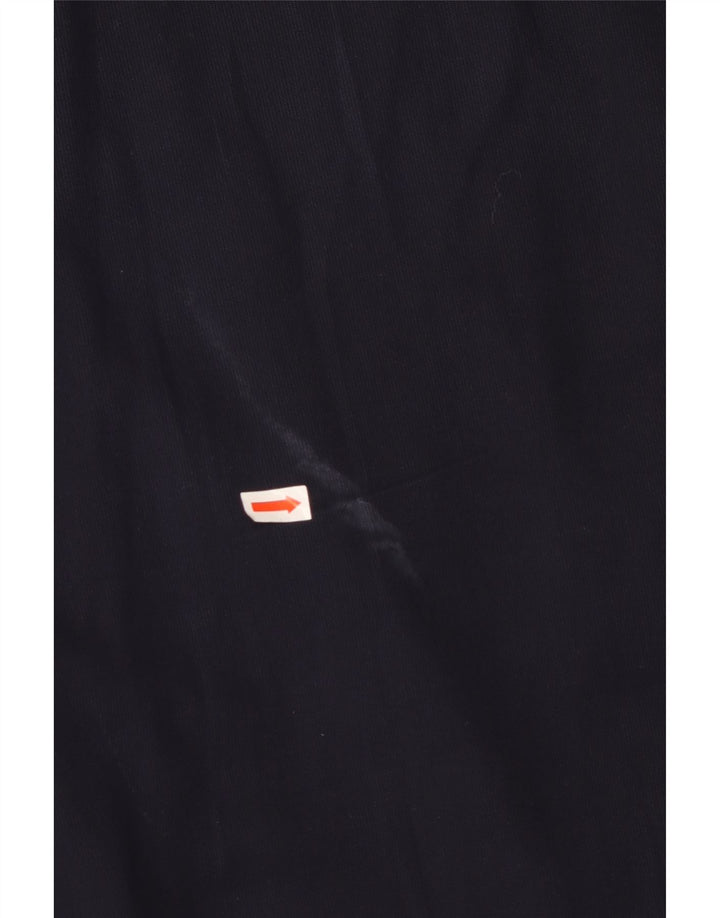 LACOSTE Mens Regular Fit Shirt Size 40 Medium Navy Blue Cotton