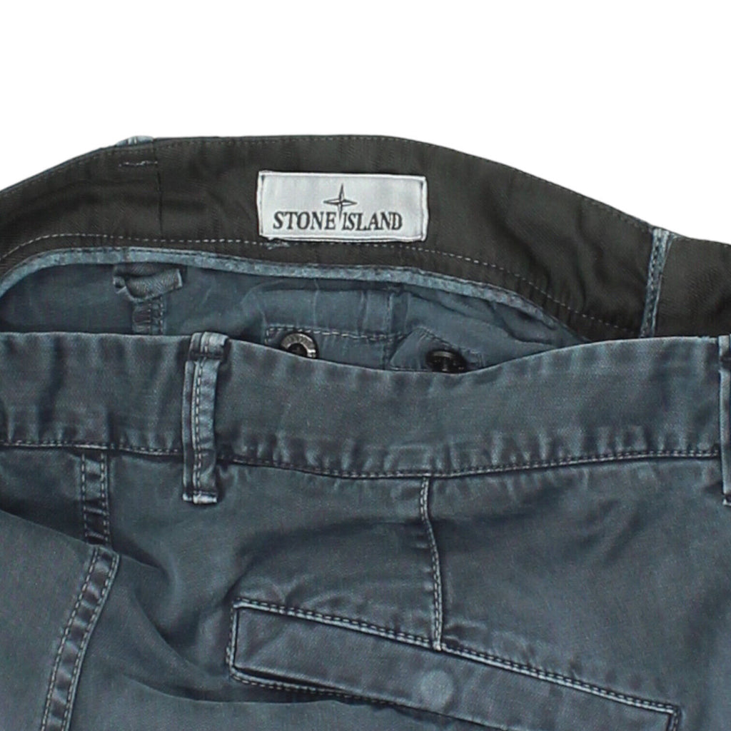 Stone Island Mens Navy Cargo Combat Trousers | Vintage High End Sports Designer | Vintage Messina Hembry | Thrift | Second-Hand Messina Hembry | Used Clothing | Messina Hembry 