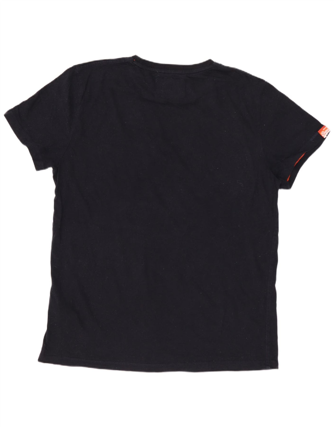 SUPERDRY Mens T-Shirt Top 2XL Black Cotton