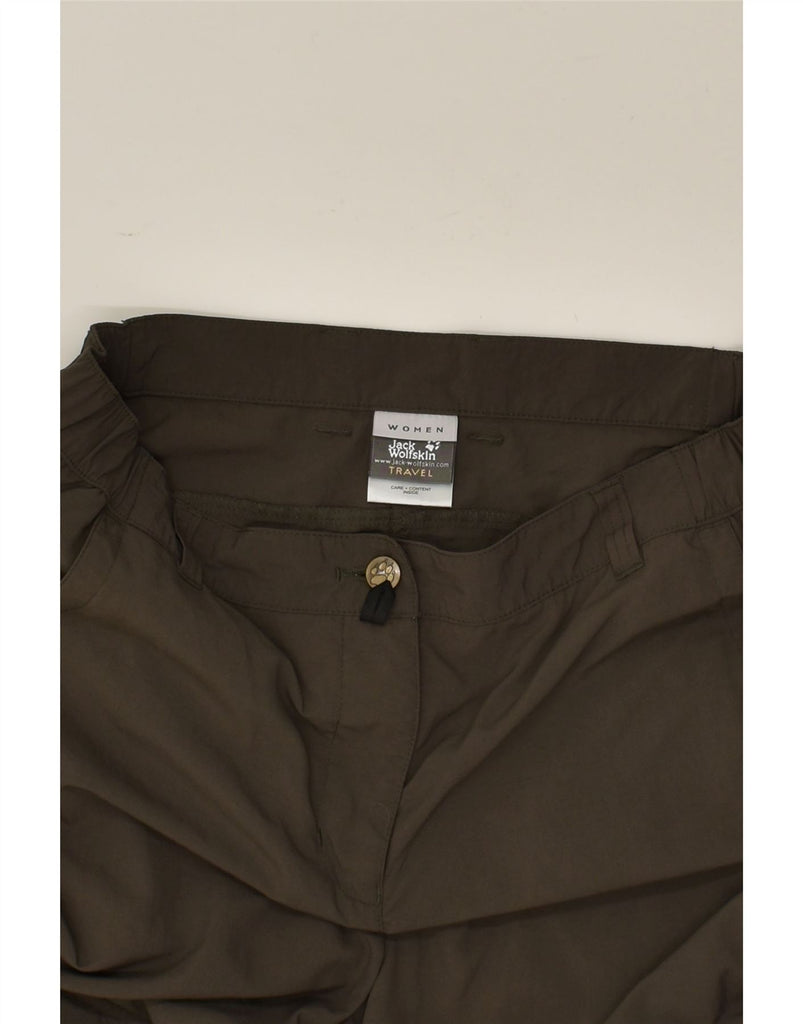 JACK WOLFSKIN Womens Casual Trousers UK 16/18 Large W32 L32  Brown | Vintage Jack Wolfskin | Thrift | Second-Hand Jack Wolfskin | Used Clothing | Messina Hembry 