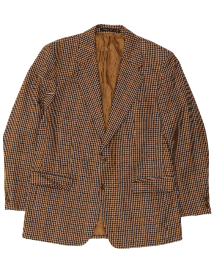 Marks & Spencer Mens St. Michael Blazer Jacket UK 42 Large Brown